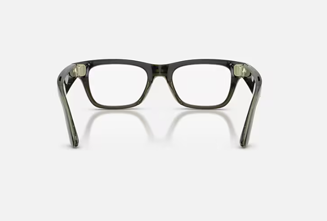 Умные очки Ray-Ban *Meta Blayzer -GEN 2 (Shiny Transparent Dark Olive/Demo Lens) Умные очки Ray-Ban *Meta Blayzer -GEN 2 (Shiny Transparent Dark Olive/Demo Lens)